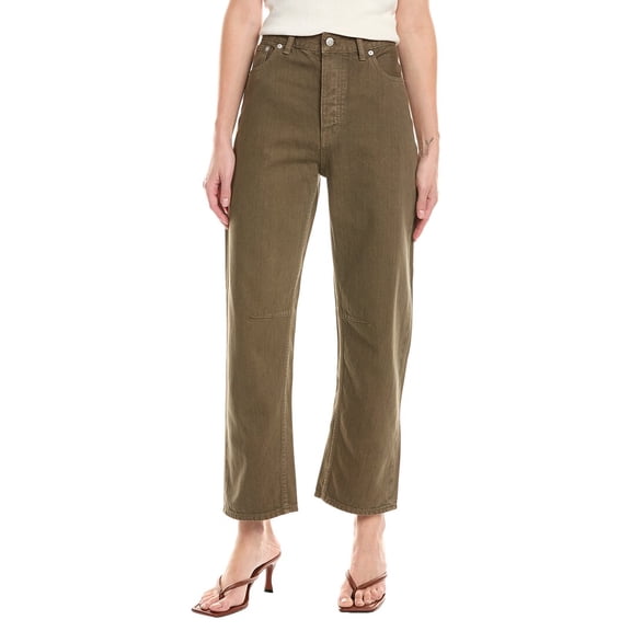 Madewell womens  The Darted Driftwood Brown Barrel Jean, 29, Brown