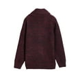 thumbnail image 2 of X RAY JEANS Boy's Cable Knit Cardigan, Burgundy, S, 2 of 8