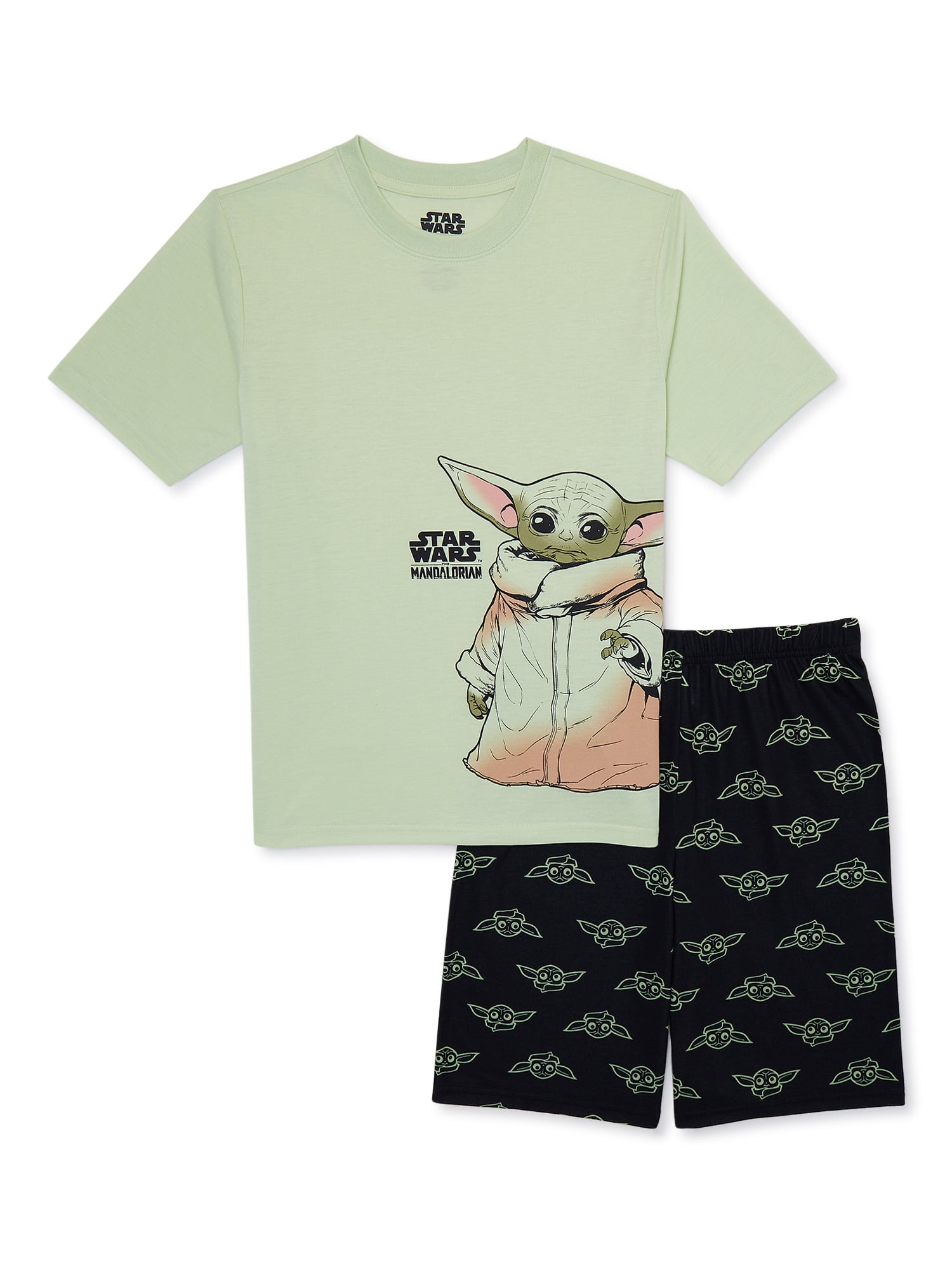 Star Wars Boys Baby Yoda Graphic Pajama Set, 2-Piece, Sizes 4-12