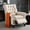 Beige, variant on BSHTI Pushback Recliner Chair Linen Upholstered Armchair for Living Room Home Theater, Manual Single Sofa with Nailhead Trim, Rolled Arms, Wood Legs, Adjustable Footrest(Blue)