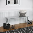 thumbnail image 2 of Jofran Simplicity Solid Wood 48" Classic Bench, 2 of 9
