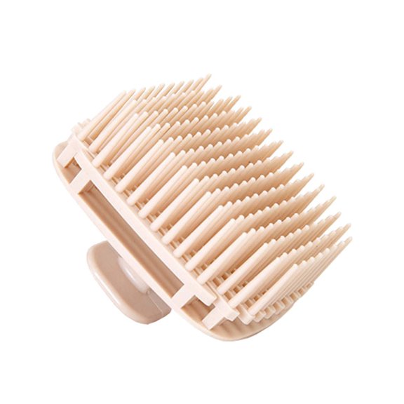 Hunyinhhh Shampoo Comb Household Massage Silicone Shampoo Brush Cleaning Comb Scalp Massage Comb Shower Exfoliator Back Loofah Bathroom Towels Set Foot Scrub Bath Loofah Face Towels For Washing Face