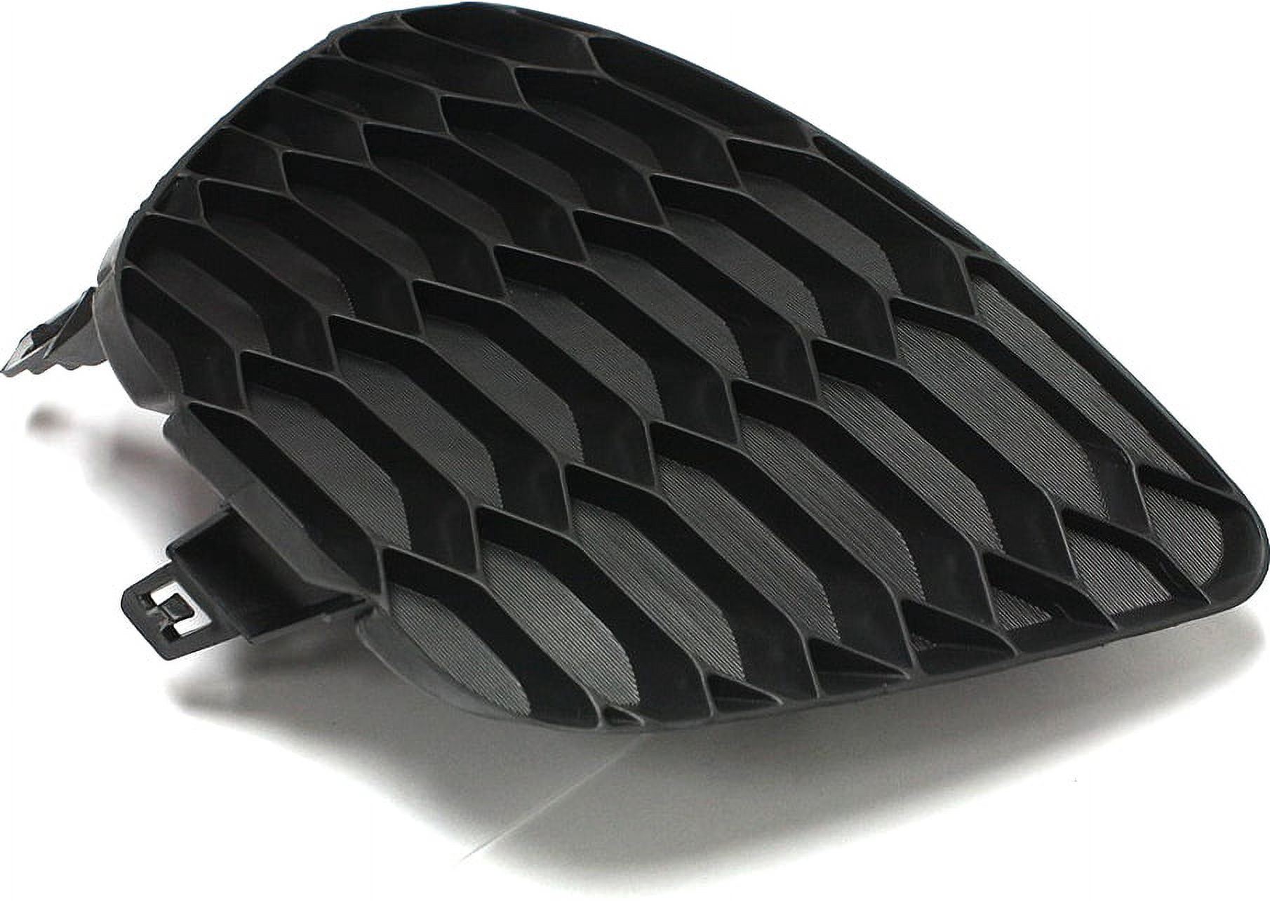 Fog Light Cover Compatible with 2013-2015 Nissan Sentra Right Passenger Textured Black