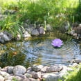 thumbnail image 7 of Taotanxi 6.7" Solar Pond or Water Garden, Lily Pad LED Floating Lights, Purple, 7 of 7
