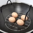 thumbnail image 2 of with Heat Resistant Silicone Handles Compatible with Instant Pot Accessories Stainless Steam Rack Pressure Cooker- Long Handle, 2 of 5