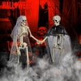thumbnail image 1 of AMERTEER  2x Halloween Human Skeleton Oversized Poseable Life Decor Party Props, 1 of 7