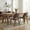 Brown, variant on Upholstered Dining Chairs, Solid Wood Frame, Padded Seat & Curved Back, Chenille Accent Chairs for Dining Room, Kitchen & Living Room, Rust, Set of 2