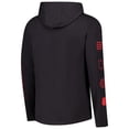 thumbnail image 3 of Men's Black Barcelona Wordmark Long Sleeve  Hoodie T-Shirt, 3 of 3