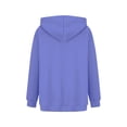 thumbnail image 5 of Mode Quotidienne des Femmes Sweat-Shirts Décontractés à Col Rond à Manches Longues Sweat-Shirts de Couleur Unie Café L, 5 of 5