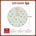 thumbnail image 2 of Sikiie Different Breeds of Dogs Nativity Christmas Tree Skirt, Jesus Christian Winter Holiday Tree Mat Decoration(30-48IN)48", 2 of 6