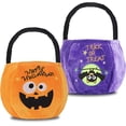 thumbnail image 1 of Jinsinto 2 Pcs Sacs à Friandises pour Enfants, Grands Sacs Réutilisables en Toile pour Fête d'Halloween, 1 of 5