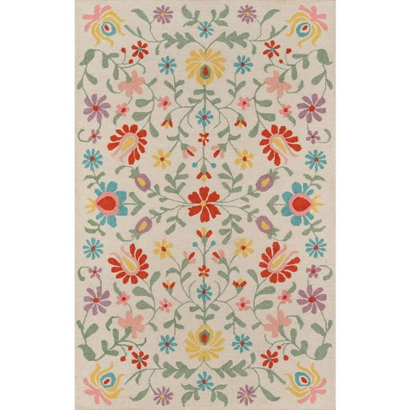 Momeni Newport Wool Hand Tufted Ivory Area Rug 8' X 10'