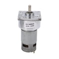 thumbnail image 2 of Moteur à Réduction de Vitesse, Rotation CW CCW 24V Engrenage Autobloquant Boîtier en Aluminium 3.8A pour Imprimante 100RPM 9.6kg-FCM, 2 of 7