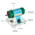 thumbnail image 2 of 320W Portable Jewelry Polisher Bench Grinder Watch Gem Buffing Machine Variable Speed 800-10000rpm 2 Cloth Wheels, 2 of 10