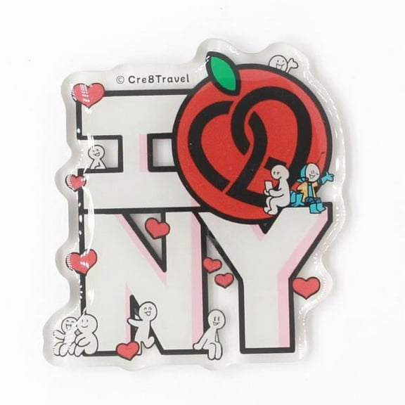 "I Love New York" Acrylic Magnet