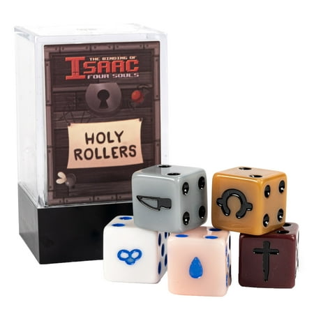 The Binding of Isaac: Four Souls Holy Rollers Dice Set, 5 Pieces