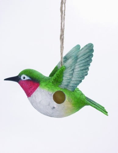 Hummingbird Birdhouse by Spoontiques by Spoontiques