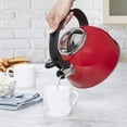 thumbnail image 4 of Copco 2.5 qt Tea Kettle  Red, 4 of 4
