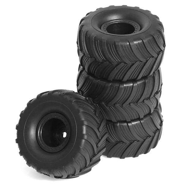 Para 1/18/24 Simulación Escalada Neumático T4-M Camión SCX24 Universal Rueda Neumático FMS FCX24 Carisma Kaisima AX24