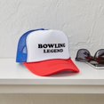 thumbnail image 4 of CafePress - BOWLING Legend - Adjustable Unisex Printed Trucker Hat with Mesh Back, 4 of 10