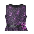 thumbnail image 6 of Girls Dress Spider Web Sparkle Magic Witch Halloween Holiday Party Tulle 6 Years, 6 of 9