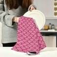 thumbnail image 6 of Dreamtimes Mermaid Scales Pink Kitchen Towels Set of 4 Dishcloths Hand Towels Tea Towels Ultra Absorbent for Cleaning Washing Drying Dishes Tableware 28'' x 18'', 6 of 7