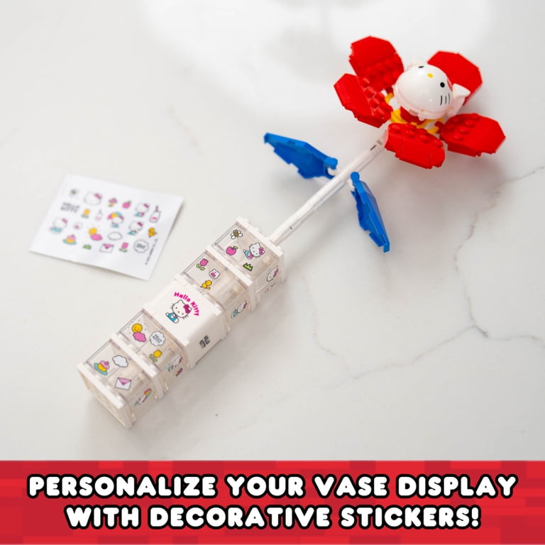 Brickcraft Hello Kitty Flower & Vase Building Set, 115 Pieces photo 8