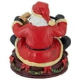 thumbnail image 6 of Northlight Musical Santa Claus Checking His List with a World Globe Christmas Figure - 5.75", 6 of 6