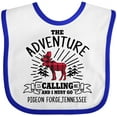 thumbnail image 3 of Inktastic Pigeon Forge Tennessee The Adventure is Calling and I Must Go Boys or Girls Baby Bib, 3 of 4