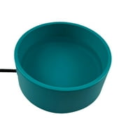 ACDANC Dog Water Heated Bowl,108Oz Large Capacity Dog Feeding Basin with Long Chewable Cable,Temperature Control Pet Bowl for Outdoor Supply