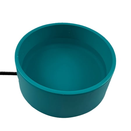 ACDANC Dog Water Heated Bowl,108Oz Large Capacity Dog Feeding Basin with Long Chewable Cable,Temperature Control Pet Bowl for Outdoor Supply