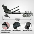 thumbnail image 3 of Cynetus Adjustable HoverCart HoverKart Go Cart Hover Cart Seat Hoverboard Seat Attachment for Electric Hoverboard self-stabilizing Scooter, 3 of 7
