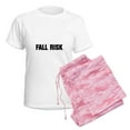 thumbnail image 6 of CafePress - Fall Risk Women's Light Pajamas - Women's Short Sleeve Print T-Shirt and Pants Light Cotton Pajama Set, 6 of 7