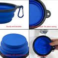 thumbnail image 4 of Cuencos de viaje plegables para perros de 2PCS650ML, cuencos de agua portátiles para perros y gatos, bandejas de agua para acampar con 2 grilletes MFZFUKR BST3028754-1, 4 of 7