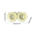 thumbnail image 3 of EARKITY Contacts Lens Case Double Lens Case Portable Small Travel Storage Box Companions Box Great Looking Travel Contacts Lens Storage Box Compact Holders, 3 of 6