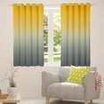 thumbnail image 5 of Erosebridal Yellow and Gray Curtains for Bedroom,Rainbow Ombre Blackout Curtains Aesthetic Living Room Decor,Gradient Colorful Curtains & Drapes Abstract Window Curtain 2 Panels 38"Wx54"L, 5 of 6