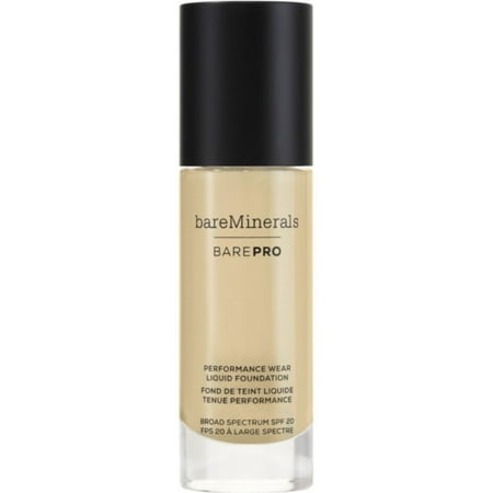 Bareminerals BarePRO Performance Wear Liquid Foundation SPF 20, 12 Warm Natural, 1