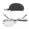 thumbnail image 2 of Orange 180 Degree Rotation Makeup Reading Glasses, Rotating Eye Makeup Glasses With Protect Box, Cosmetic Women Reading Glasses For Reading And Make Up, 2 of 8