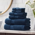 thumbnail image 2 of Hotel Style 6-Piece Egyptian Cotton Bath Towel Set, Marine Deep, 2 of 7