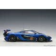 thumbnail image 4 of Autoart 81542 Mclaren P1 GTR No.23 Yellow Stripe 1 by 18 Scale Model Car, Metallic Blue, 4 of 11