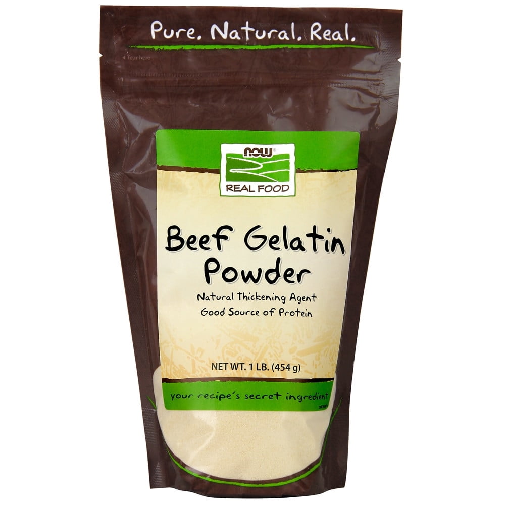 Now Real Food Beef Gelatin Powder 1 Lb