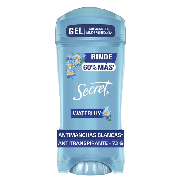 Antitranspirante Secret Gel Invisible Waterliliy 73g