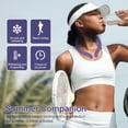 thumbnail image 2 of Neck Cooling Tube with Cold Insulated Bag,Cooling Wrap for Summer,Reusable 18℃/64℉ Ice Neck Ring Wearable Body Cooling Products for Heat Outdoor Sports, 2 of 6