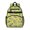 Boxer and Floral Green Pattern, variant on Boxer and Floral Green Pattern Cute School Backpack Bag for School with Padded Back and Adjustable Shoulder Straps 15.25"x11.5"x5.25"