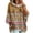 Brown, variant on Hoodies for Women Oversized 3/4 Sleeve Hooded Pullover Sweatshirt Loose Relaxed Fit Casual Fall Outfits