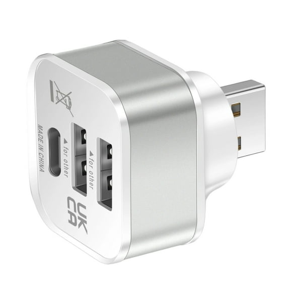 2x USB Type C Charging Expander USB Splitter USB Adapter Multipurpose