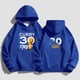 thumbnail image 5 of Sudadera con capucha Golden State Curry 30, jersey de baloncesto, Warriors, ropa deportiva informal para hombre y mujer, manga larga, estampado, con capucha, talla grande 6xl, 5 of 5
