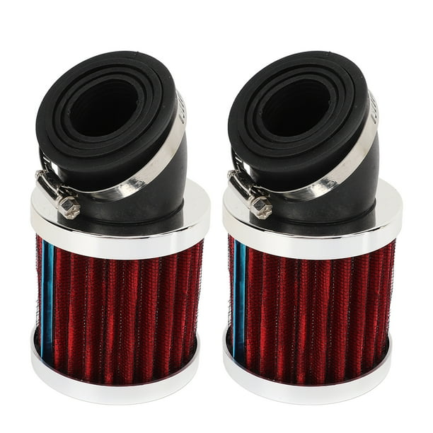 Filtros de aire de Motocicleta, Filtro de Aire A Prueba de ÓXido Fuerte Caballero de Fuerza Universal 2pcs Para Moto