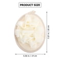 thumbnail image 2 of DEEPCRAFF 4Ud Puff De Beige De Malla Pe Para Uso En Ducha Con Doble Exquisito, 2 of 6