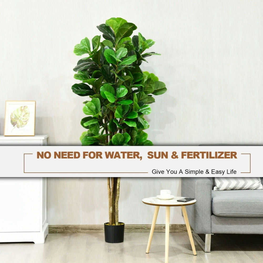 Barara King Artificial Plant, Tall Fake Plant, Indoor Home Décor, 6-Feet Artificial Indoor-Outdoor Home Decorative Planter
